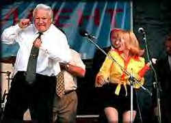 At least Boris Yeltsin is exercising.  Don't believe it?  Click the picture!